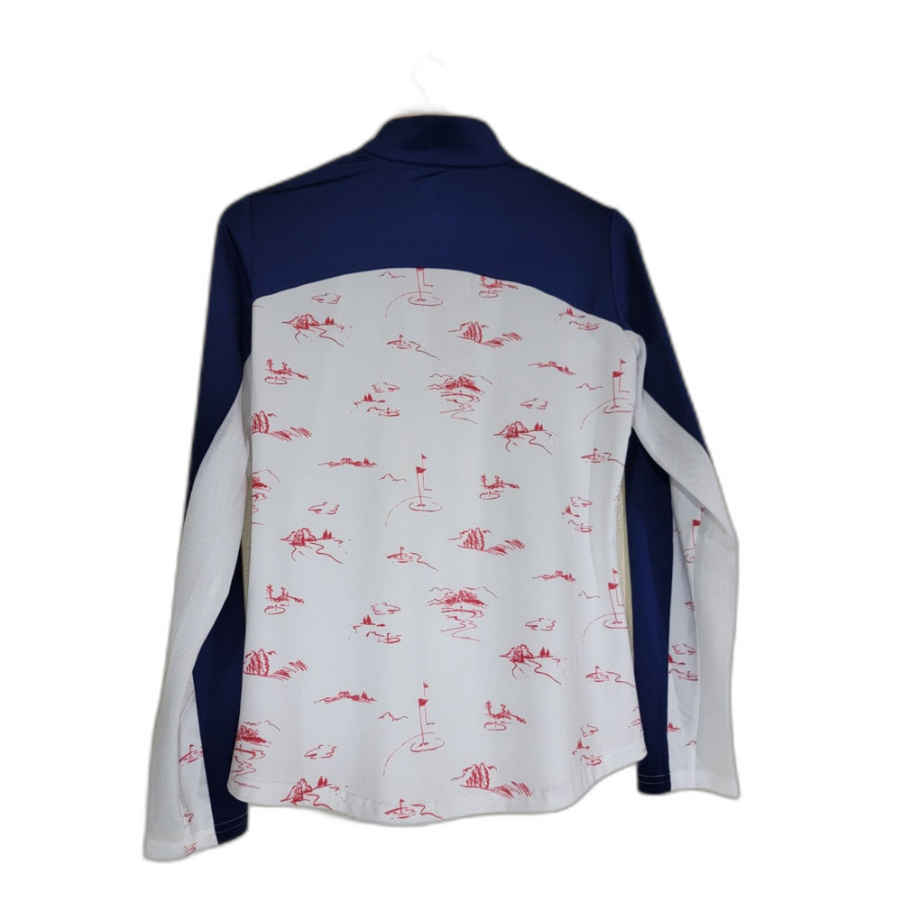 SanSoleil UPF 50 Women's Long Sleeve 1/4 Zip Shirt - Small - Picture 2 of 6